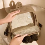 labubuo Mochila bereber de forro marrón polar - Image 2